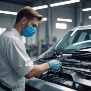 Особенности локальной покраски автомобиля: методы, материалы и сроки